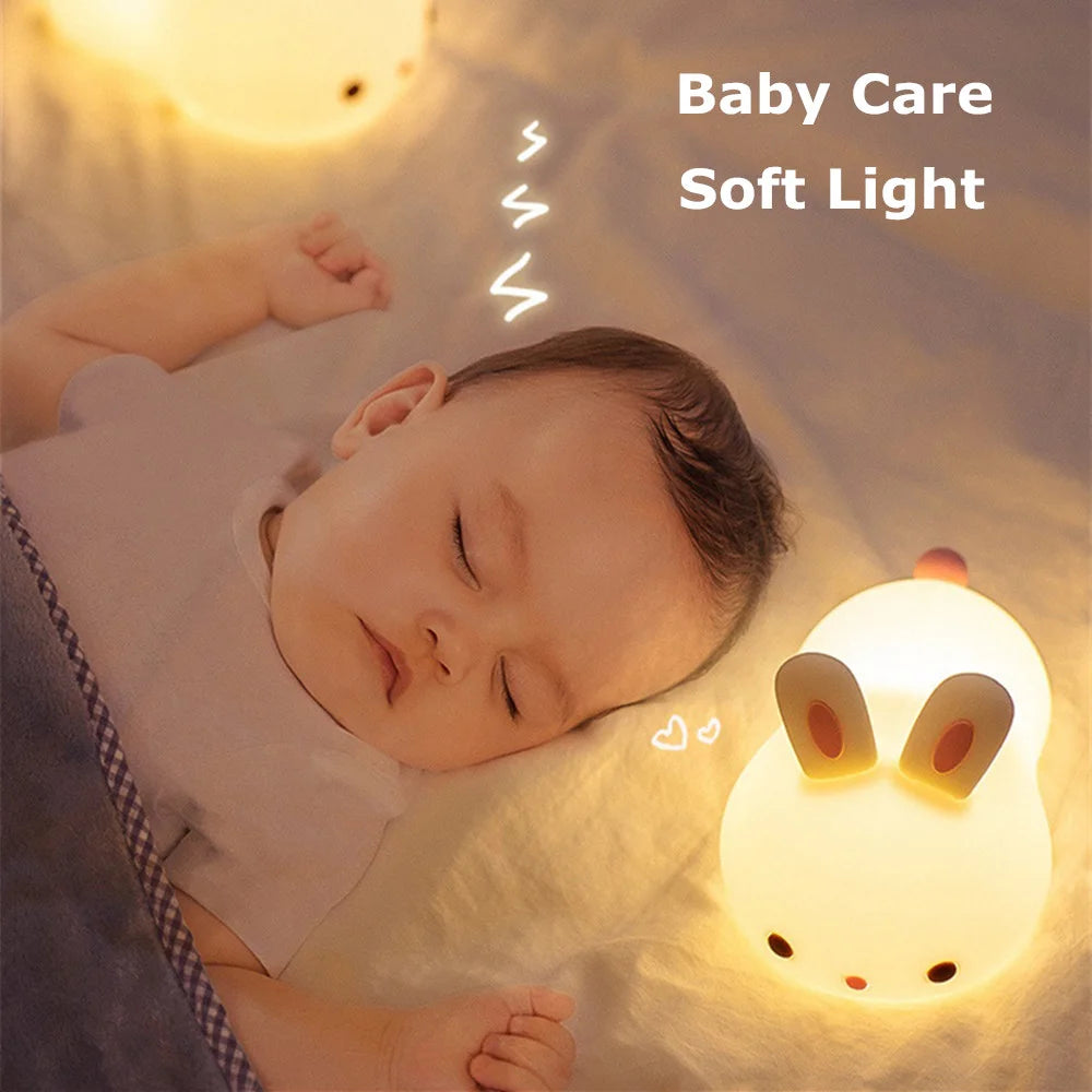 Lampe de Nuit LED SnuggleBunny avec Capteur Tactile