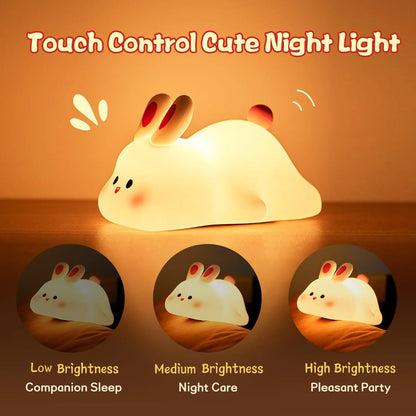 Lampe de Nuit LED SnuggleBunny avec Capteur Tactile